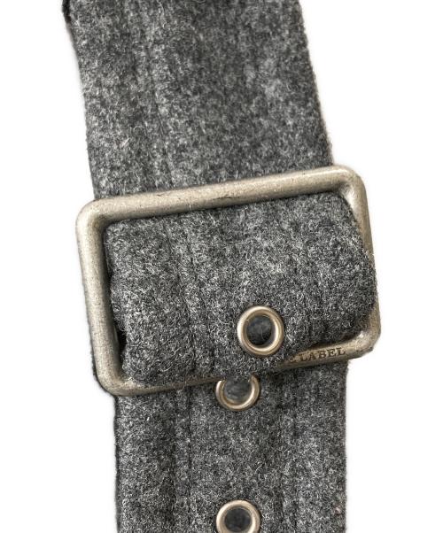 BURBERRY BLUE LABEL（バーバリー ブルー レーベル）BURBERRY BLUE LABEL (バーバリー ブルー レーベル) 裏地チェック ウールショールカラーコート グレー サイズ:SIZE 38の古着・服飾アイテム