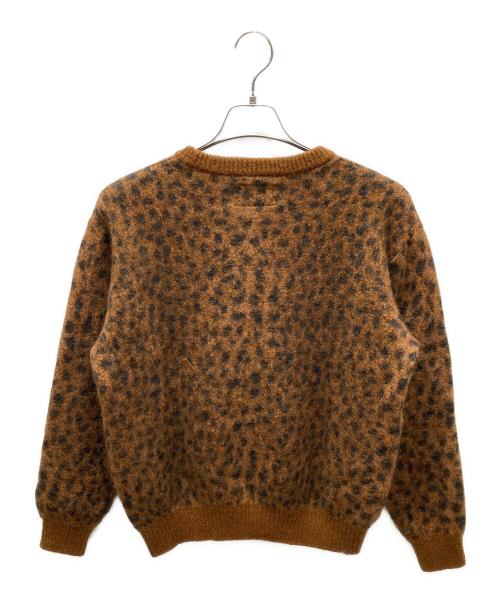 WACKO MARIA（ワコマリア）WACKO MARIA (ワコマリア) モヘアブレンド レオパードニット ブラウン サイズ:SIZE Sの古着・服飾アイテム