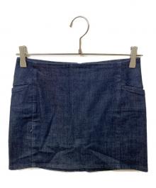 MM6 Maison Margiela（エムエムシックスメゾンマルジェラ）の古着「デニムミニスカート」｜インディゴ