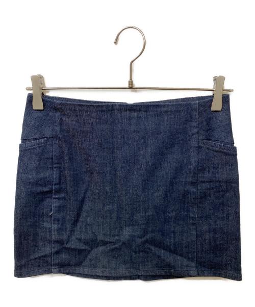 MM6 Maison Margiela（エムエムシックスメゾンマルジェラ）MM6 Maison Margiela (エムエムシックスメゾンマルジェラ) デニムミニスカート インディゴ サイズ:SIZE 38の古着・服飾アイテム