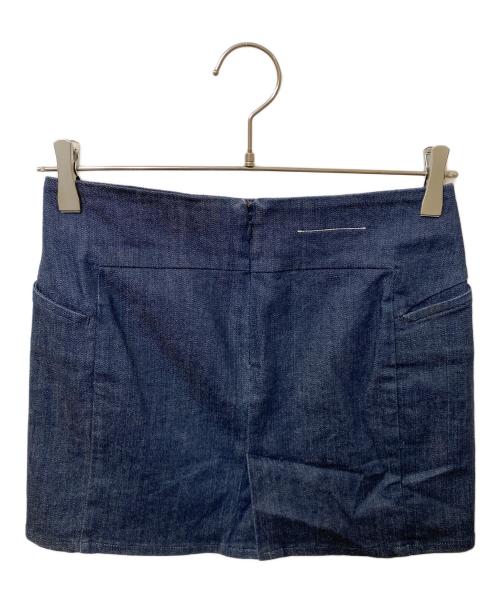 MM6 Maison Margiela（エムエムシックスメゾンマルジェラ）MM6 Maison Margiela (エムエムシックスメゾンマルジェラ) デニムミニスカート インディゴ サイズ:SIZE 38の古着・服飾アイテム