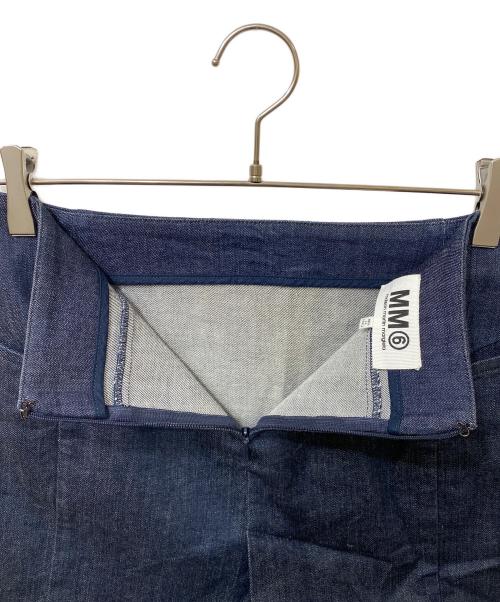 MM6 Maison Margiela（エムエムシックスメゾンマルジェラ）MM6 Maison Margiela (エムエムシックスメゾンマルジェラ) デニムミニスカート インディゴ サイズ:SIZE 38の古着・服飾アイテム