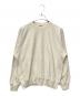 AURALEE（オーラリー）の古着「SMOOTH SOFT BD SWEAT P/O スウェット」｜スモーキーホワイト