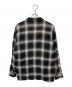 DAYDREAM (デイドリーム) Ombre Check Open Collar Flannel Shirt Black オンブレ チェックシャツ ブラック×アイボリー サイズ:SIZE L：20000円