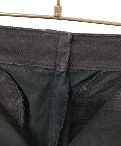 w double（ダブル）W double (ダブル) W002 チノパン ブラック サイズ:SIZE 1の古着・服飾アイテム