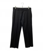 w doubleダブル）の古着「maximum travel pants ポリエステル スラックス」｜ブラック