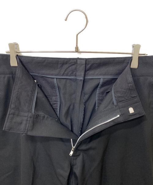 w double（ダブル）W double (ダブル) maximum travel pants ポリエステル スラックス ブラック サイズ:SIZE 2の古着・服飾アイテム