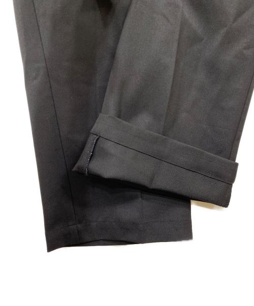 w double（ダブル）W double (ダブル) maximum travel pants ポリエステル スラックス ブラック サイズ:SIZE 2の古着・服飾アイテム