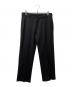 W double（ダブル）の古着「maximum travel pants ポリエステル スラックス」｜ブラック