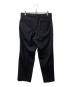 W double (ダブル) maximum travel pants ポリエステル スラックス ブラック サイズ:SIZE 2：17000円