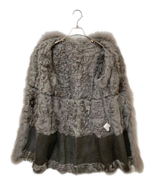 GRACE CLASS（グレースクラス）GRACE CLASS (グレースクラス) フォックスファームートンコート グレー サイズ:SIZE 36の古着・服飾アイテム
