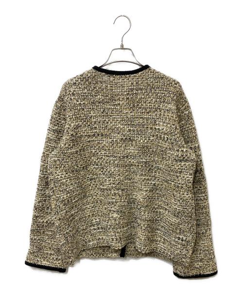 MOGA（モガ）MOGA (モガ) ツイードジャケット ベージュ サイズ:SIZE Mの古着・服飾アイテム