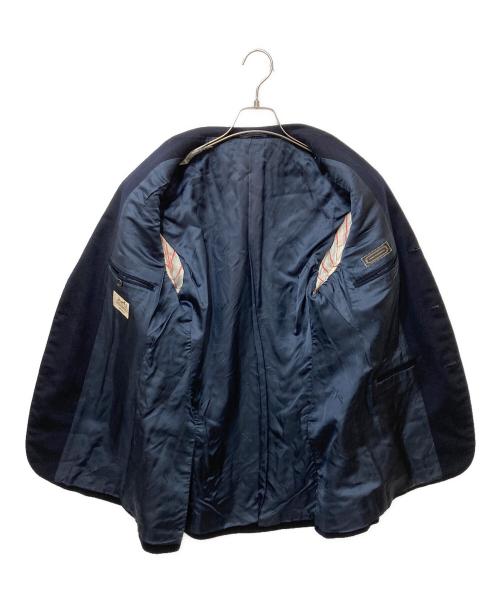 HERMES（エルメス）HERMES (エルメス) カシミヤテーラードジャケット ネイビー サイズ:SIZE 50の古着・服飾アイテム