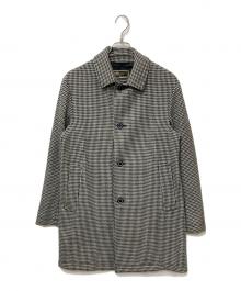 Traditional Weatherwear（トラディショナルウェザーウェア）の古着「ステンカラーコート」｜ホワイト×ブラック