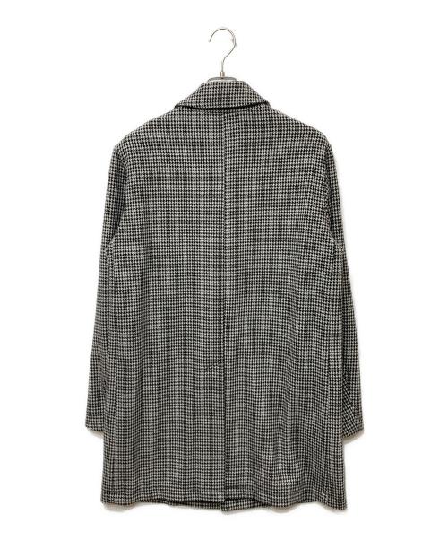 Traditional Weatherwear（トラディショナルウェザーウェア）Traditional Weatherwear (トラディショナルウェザーウェア) ステンカラーコート ホワイト×ブラック サイズ:SIZE40の古着・服飾アイテム