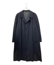 HERMES（エルメス）の古着「カシミヤステンカラーコート」｜ブラック