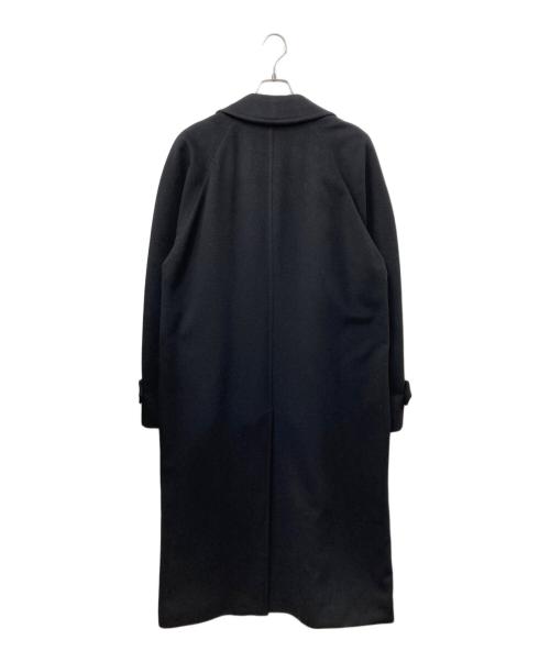 HERMES（エルメス）HERMES (エルメス) カシミヤステンカラーコート ブラック サイズ:52の古着・服飾アイテム