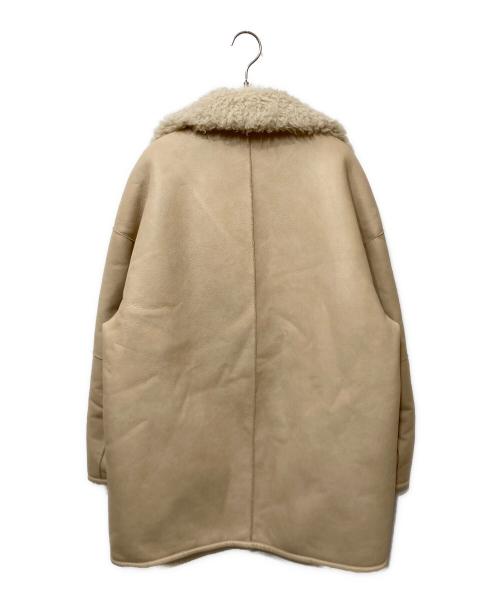 ETRE TOKYO（エトレトウキョウ）ETRE TOKYO (エトレトウキョウ) リバーシブルムートンミドルコート ベージュ サイズ:SIZE Mの古着・服飾アイテム