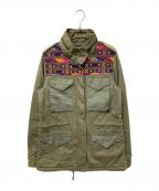 Denim & Supply Ralph Laurenデニム＆サプライ ラルフローレン）の古着「民族装飾ジャケット」｜オリーブ