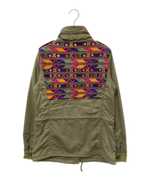 Denim & Supply Ralph Lauren（デニム＆サプライ ラルフローレン）DENIM & SUPPLY RALPH LAUREN (デニム＆サプライ ラルフローレン) 民族装飾ジャケット オリーブ サイズ:SIZE XSの古着・服飾アイテム