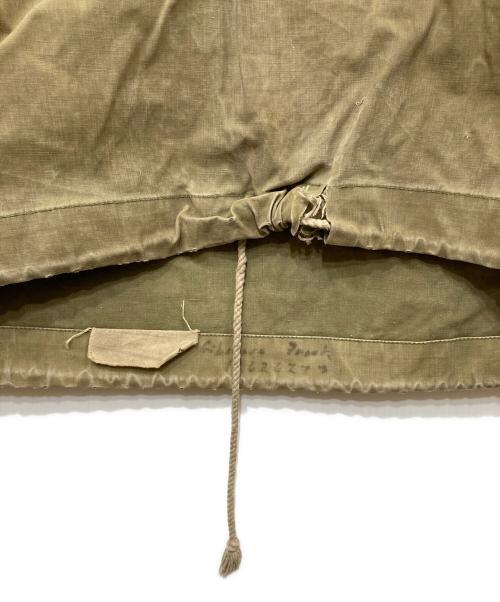 US NAVY（ユーエスネイビー）US NAVY (ユーエスネイビー) 40’s N-2 デッキ レインパーカー オリーブ サイズ:SIZE Mの古着・服飾アイテム