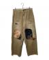 KAPITAL（キャピタル）の古着「Katsuragi Port Baggy Pants パッチワークバギーパンツ」｜ベージュ