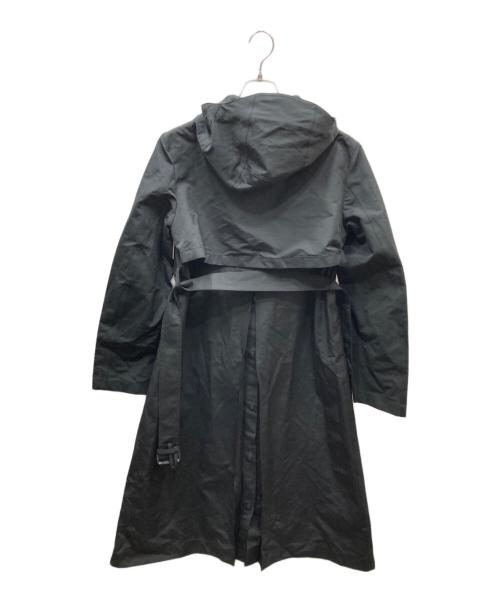 Y-3（ワイスリー）Y-3 (ワイスリー) W CLASSIC DENSE WOVEN HOODED TRENCH ロングトレンチコート ブラック サイズ:XSの古着・服飾アイテム