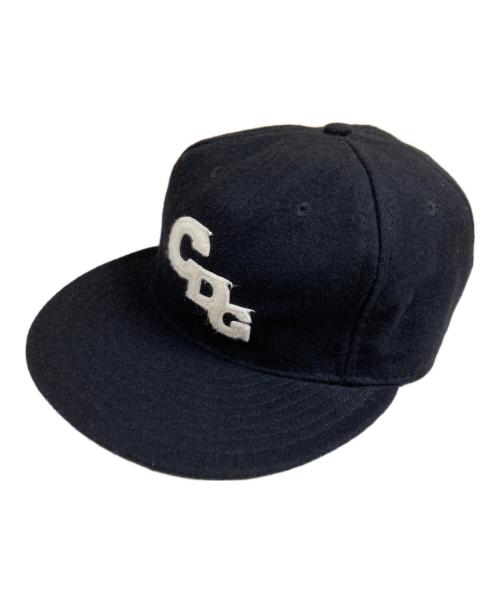 CDG（シーディージー）CDG (シーディージー) EBBETS FIELD FLANNELS (エベッツフィールドフランネルズ) キャップ ブラックの古着・服飾アイテム