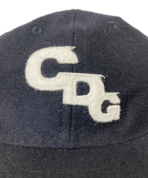 CDG（シーディージー）CDG (シーディージー) EBBETS FIELD FLANNELS (エベッツフィールドフランネルズ) キャップ ブラックの古着・服飾アイテム