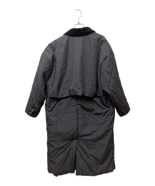 PAMEO POSE（パメオポーズ）PAMEO POSE (パメオポーズ) Comforter Coat 中綿キルティングコート ブラック サイズ:-の古着・服飾アイテム