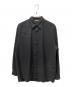 AURALEE（オーラリー）の古着「WOOL FULLING FLANNEL CLOTH SHIRTS 比翼シャツ」｜グレー