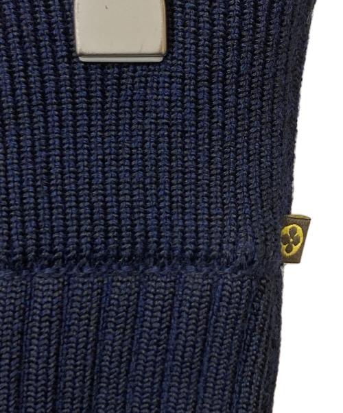 LOUIS VUITTON（ルイ ヴィトン）LOUIS VUITTON (ルイ ヴィトン) ニットロングマーメイドスカート ネイビー サイズ:SIZE Lの古着・服飾アイテム