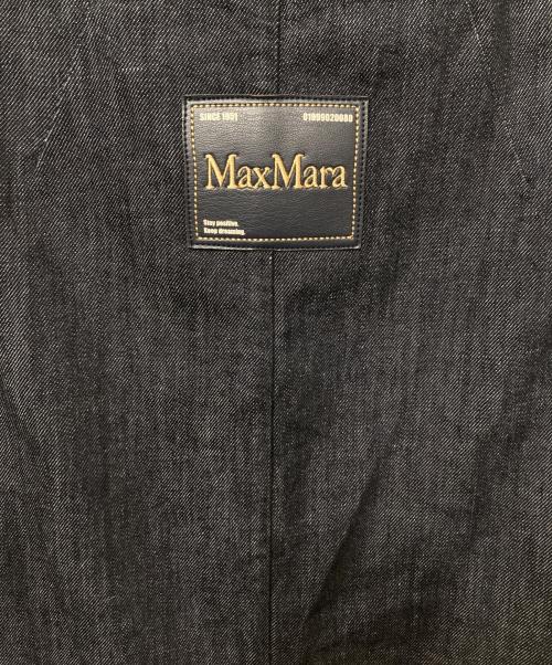 'S Max Mara（エスマックスマーラ）'S Max Mara (エスマックスマーラ) GERTA デニム ロングジレ ノースリーブ ワンピース ブルー サイズ:JP36の古着・服飾アイテム
