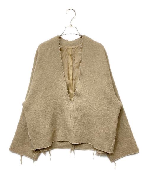 R'IAM PLAGE（リアム プラージュ）R'IAM PLAGE (リアム プラージュ) R’IAM シルエット ブラウス ブラウン サイズ:Freeの古着・服飾アイテム