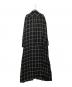 REMI RELIEF (レミレリーフ) CHECK SHIRT DRESS シャツワンピース ブラック×ホワイト サイズ:Free：15000円