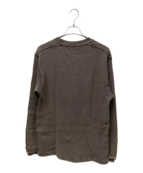 PALACE（パレス）PALACE (パレス) ワッフルオンL/Sカットソー グレー サイズ:SIZE Mの古着・服飾アイテム