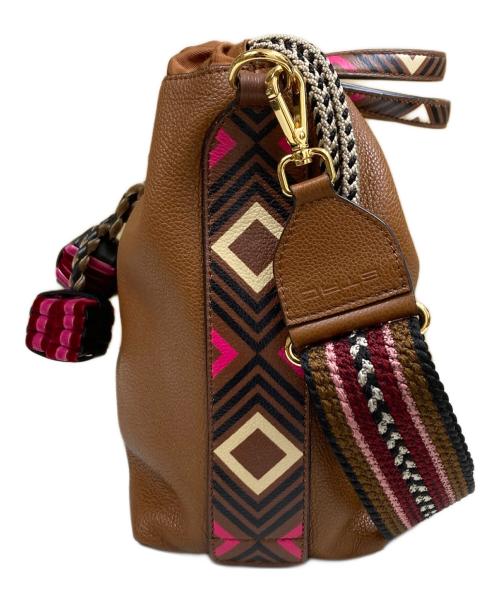 ETRO（エトロ）ETRO (エトロ) 2WAYレザーショルダーバッグ ブラウンの古着・服飾アイテム