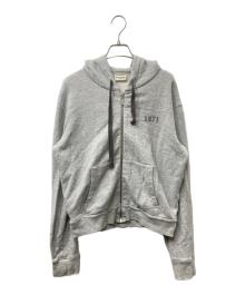 Saint Laurent Paris（サンローランパリ）の古着「1971 ジップアップパーカー」｜グレー
