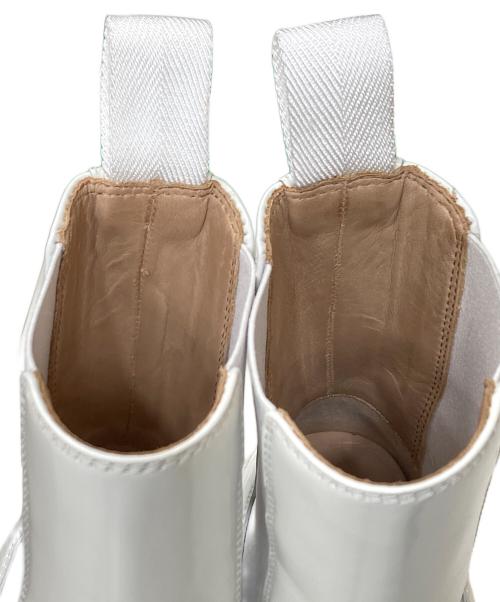 BOTTEGA VENETA（ボッテガベネタ）BOTTEGA VENETA (ボッテガベネタ) FIREMAN サイドゴアブーツ ホワイト サイズ:SIZE 38の古着・服飾アイテム