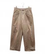 ANCELLMアンセルム）の古着「AGING CHINO SLACKS チノスラックス」｜グレー