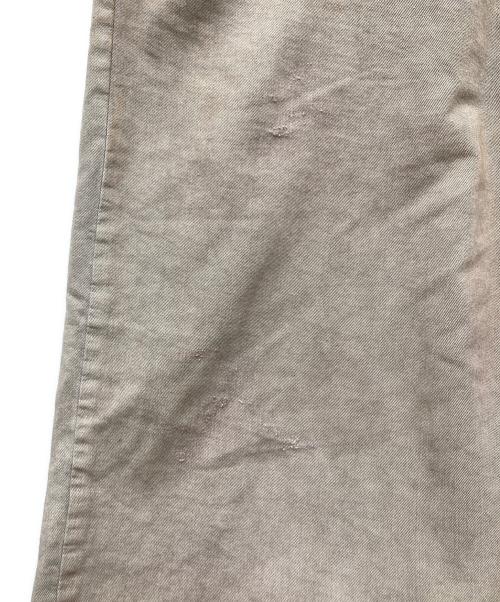 ANCELLM（アンセルム）ANCELLM (アンセルム) AGING CHINO SLACKS チノスラックス グレー サイズ:1の古着・服飾アイテム