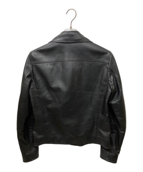 CALIBRO 12（カリブロドーディチ）CALIBRO 12 (カリブロドーディチ) ラムレザー ライダースジャケット ブラック サイズ:SIZE 48の古着・服飾アイテム