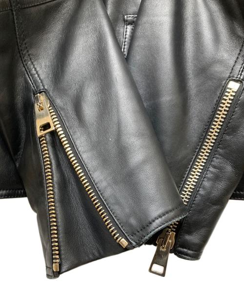 CALIBRO 12（カリブロドーディチ）CALIBRO 12 (カリブロドーディチ) ラムレザー ライダースジャケット ブラック サイズ:SIZE 48の古着・服飾アイテム