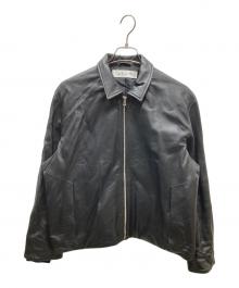 BAL（バル）の古着「25AW TECH LEATHER ZIP JACKET レザージップジャケット」｜ブラック