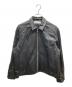 BAL（バル）の古着「25AW TECH LEATHER ZIP JACKET レザージップジャケット」｜ブラック