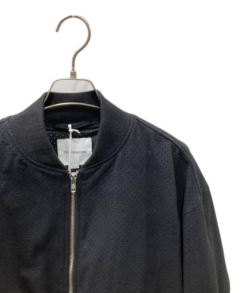 COOTIE PRODUCTIONS（クーティープロダクツ）COOTIE PRODUCTIONS (クーティープロダクツ) Punching Faux Suede Bomber Jacket パンチング エコスウェード ボンバージャケット ブラック サイズ:SIZE Mの古着・服飾アイテム