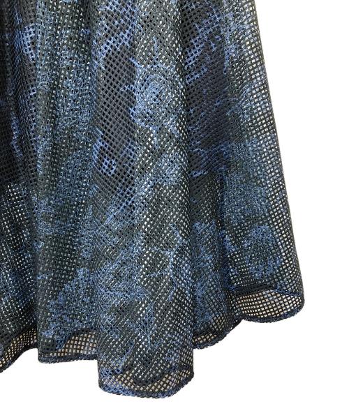 ALORS（アロー）aLORS (アロー) Astra Maris Jupe Pelagia パンチングスカート ブルー サイズ:SIZE 0の古着・服飾アイテム