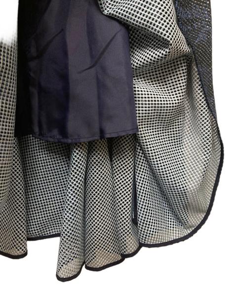 ALORS（アロー）aLORS (アロー) Astra Maris Jupe Pelagia パンチングスカート ブルー サイズ:SIZE 0の古着・服飾アイテム