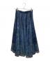 aLORS（アロー）の古着「Astra Maris Jupe Pelagia パンチングスカート」｜ブルー