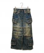 BREATHブレス）の古着「SUICIDE DENIM PANTS デニムパンツ」｜ブルー